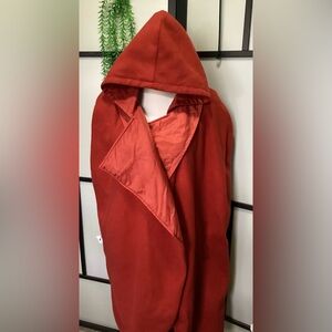 Studios cape raincoat with hoodie. Size M